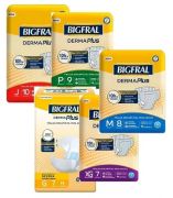 Bigfral Derma Plus – Fralda Geriátrica Tradicional - Tamanhos  J - P - M - G - XG