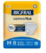 Bigfral Derma Plus – Fralda Geriátrica Tradicional - Tamanhos  J - P - M - G - XG