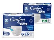 Confort Master Pants - Fralda Geriátrica de Vestir - Tamanhos P-M e G-EG - 16 unidades