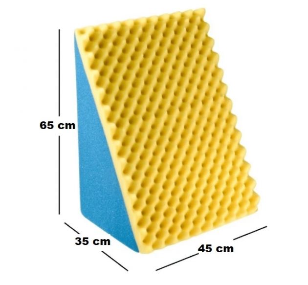 Encosto Triangular de Espuma com Capa