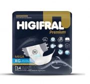 Higifral Premium - Fralda geriátrica tradicional  -  Tamanhos M - G - XG