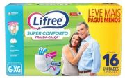 Lifree - Fralda Geriátrica de Vestir - Pacote com 16 unidades  -  Tamanhos P/M - G/XG