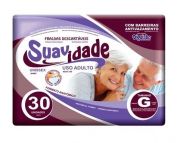 Suavidade Mega – Fralda Geriátrica Tradicional  -  Tamanhos M - G - EG