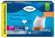 Tena Pants Dermacare - Fralda Geriátrica de Vestir - Pacote com 16 unidades  -  Tamanhos P/M - G/EG