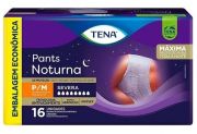 Tena Pants Noturna - Fralda Geriátrica de Vestir - Pacote com 16 unidades  -  Tamanhos P/M - G/EG