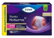 Tena Pants Noturna - Fralda Geriátrica de Vestir - Pacote com 16 unidades  -  Tamanhos P/M - G/EG