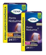 Tena Pants Noturna - Fralda Geriátrica de Vestir - Pacote com 24 unidades  -  Tamanhos P/M - G/EG