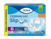 Tena Slip Dermacare - Fralda Geriátrica Tradicional - Pacote com 16 unidades  -  Tamanhos M - G