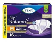 Tena Slip Noturna - Fralda Geriátrica Tradicional - Pacote com 16 un  -  Tamanhos M - G - EG