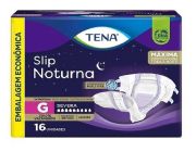 Tena Slip Noturna - Fralda Geriátrica Tradicional - Pacote com 16 un  -  Tamanhos M - G - EG