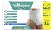 Vida Nova Comfort Pants – Fralda Geriátrica de Vestir – Pacotes c/ 16 Unidades - Tamanhos P/M - G/XG