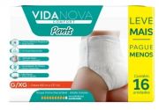 Vida Nova Comfort Pants G/XG - Fralda Geriátrica Unissex de Vestir - Pacote com 16 unidades